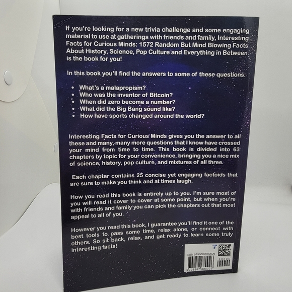 Paperback Book Interesting Facts For Curious Minds - Picture 2 of 10